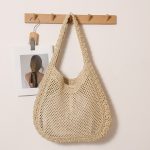 Stylish Spacious Woven Shoulder Bag - Image 7