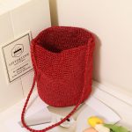 Chic Woven Bucket Bag - Image 8