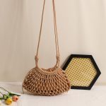 Stylish Woven Crossbody Bag - Image 6