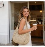 Stylish Spacious Woven Shoulder Bag - Image 13